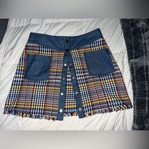 ZARA TWEED MINI SKIRT